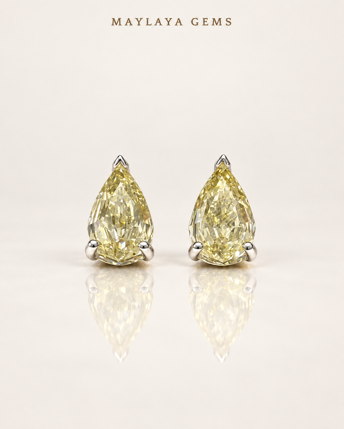 Maylaya gems stk id 129 — white background duo, soft white standing view