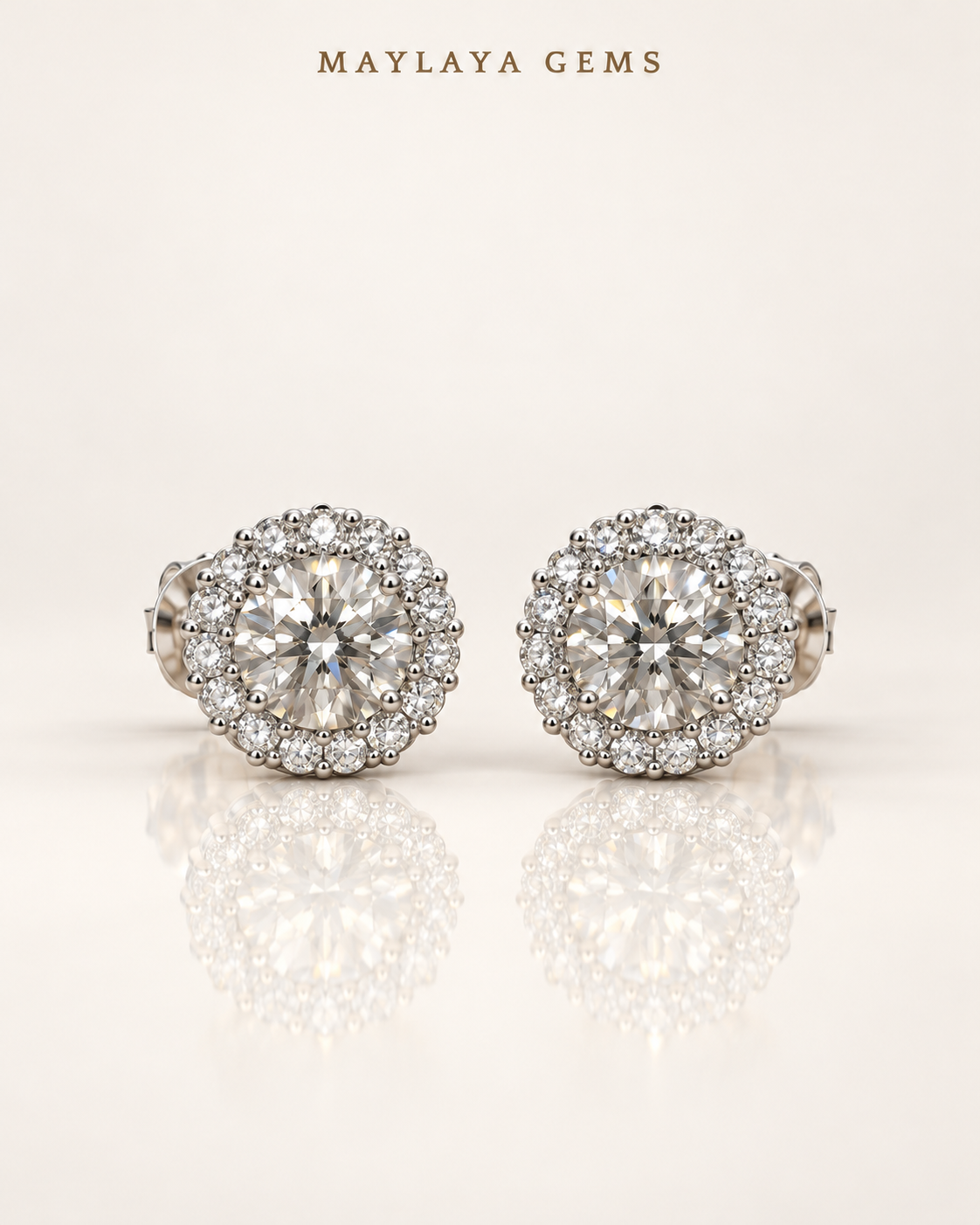 Maylaya gems stk id 131 — white background duo, soft white standing view