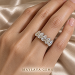 Load image into Gallery viewer, Maylaya Gems 00001/B034 diamond ring worn on a model's hand

