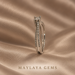 Load image into Gallery viewer, 9K Gold 0.1 ct Round Diamond Ring — E020
