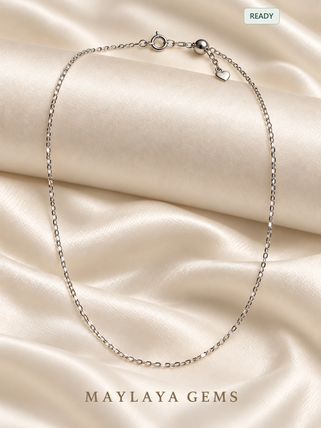 18K Gold Chain — JF013 — view 1