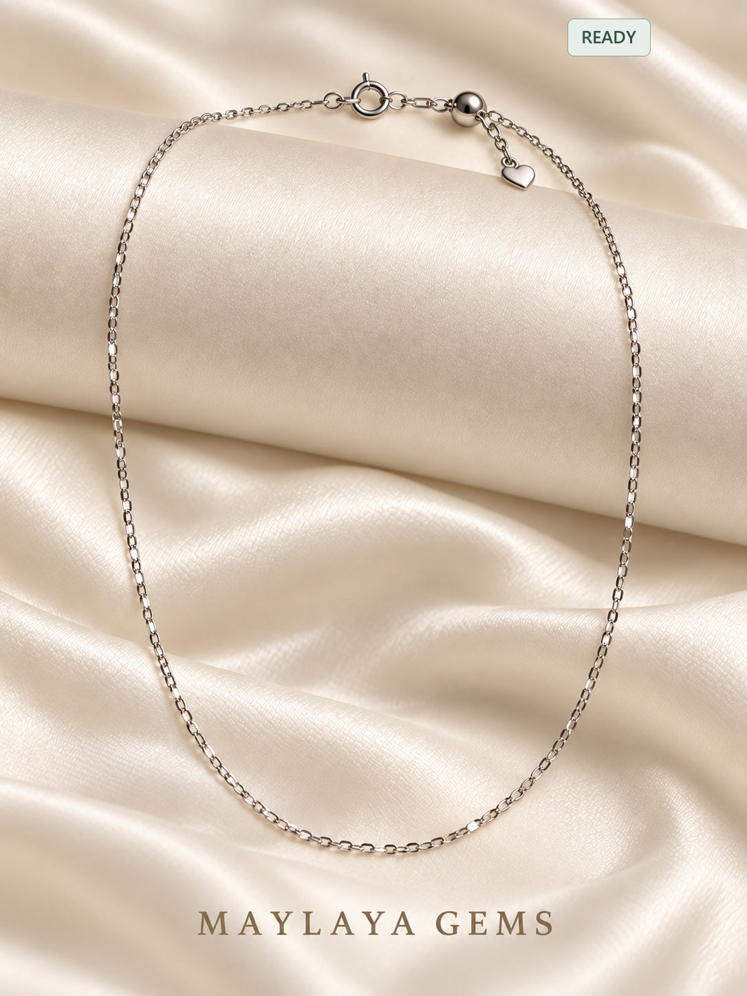 18k gold chain — jf013 — view 1