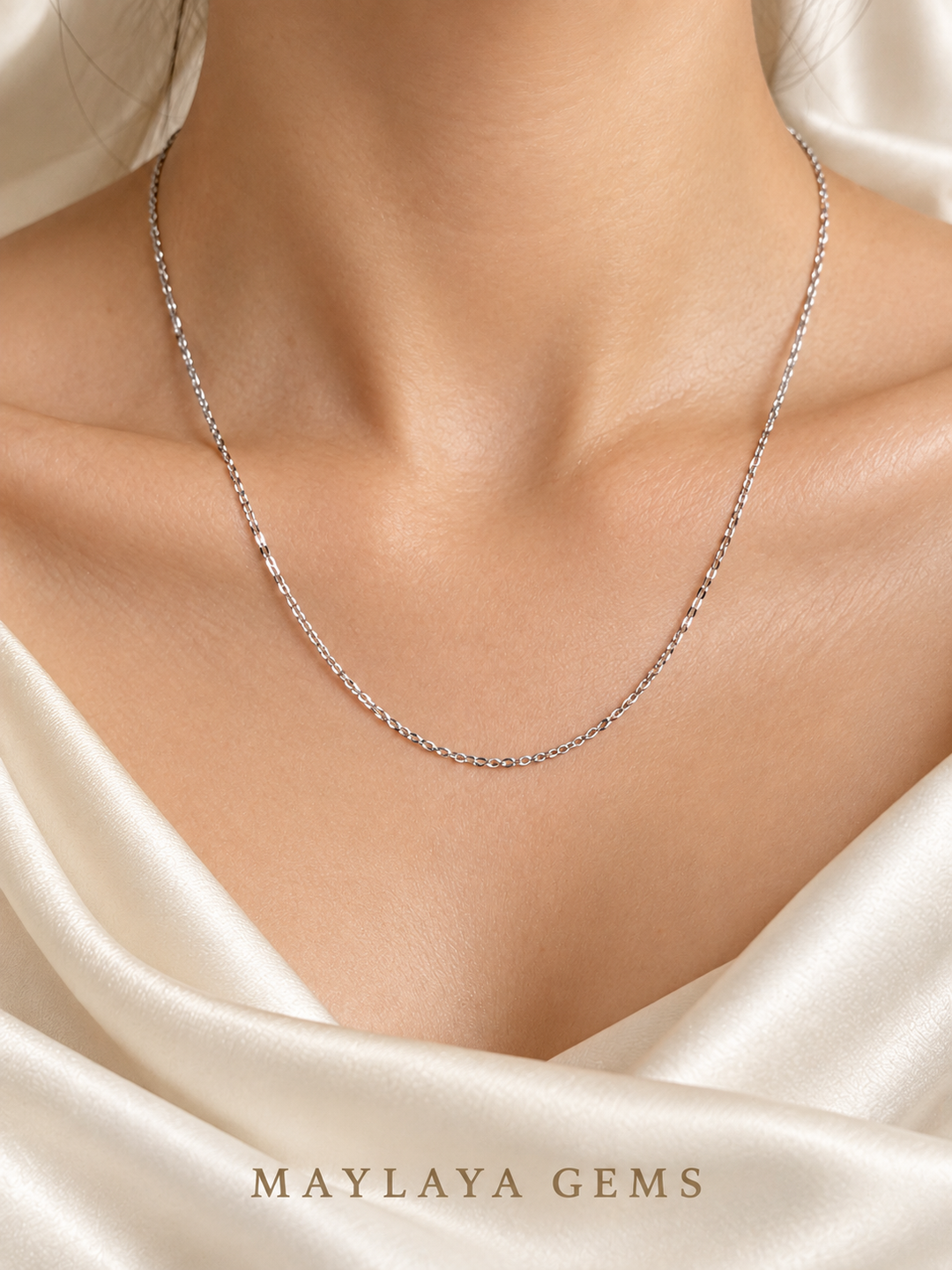 18K Gold Chain — JF013 — view 2