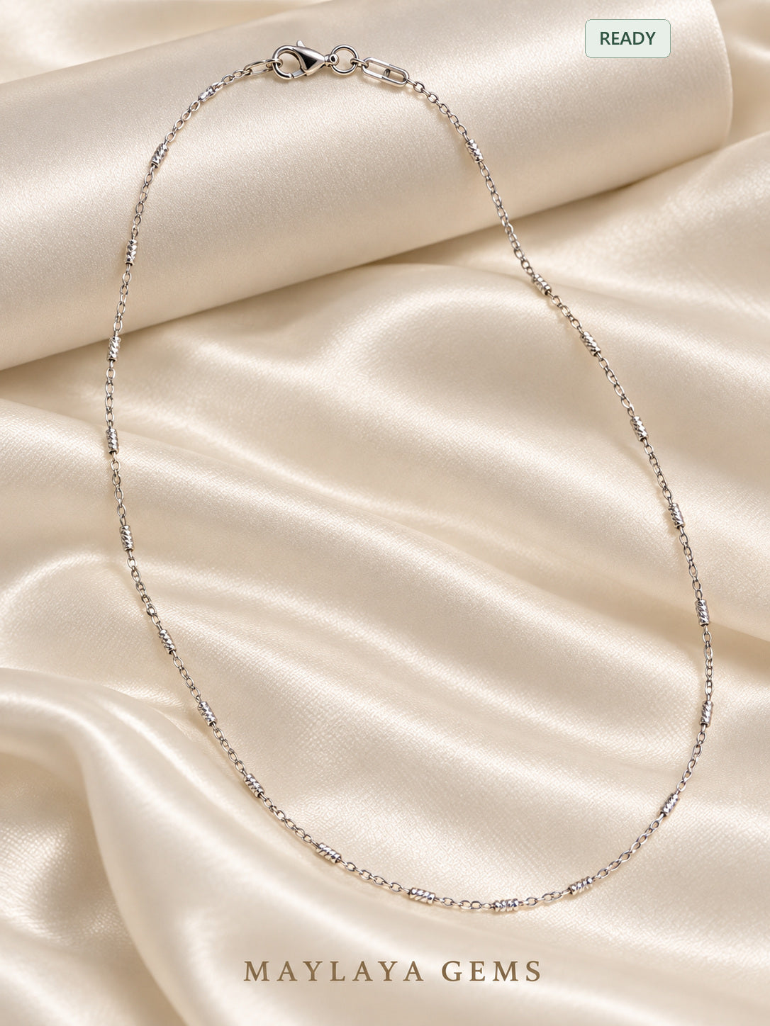 18k gold chain — jf015 — view 1