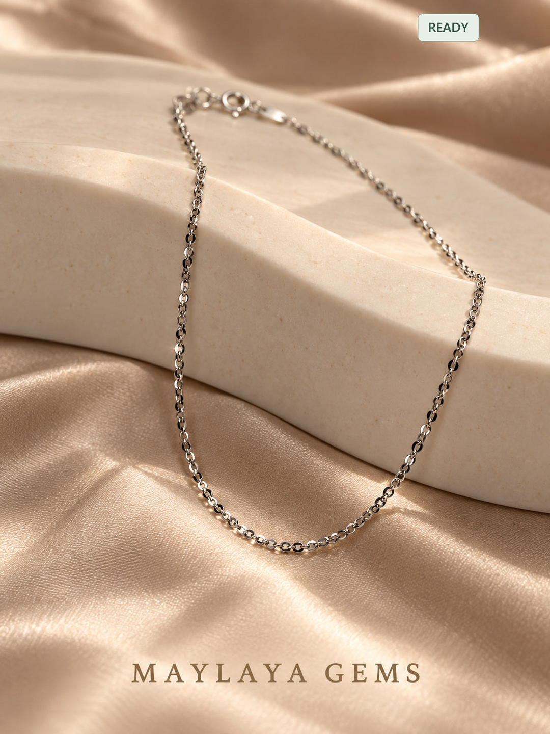 18K Gold Chain — JF017 — view 1