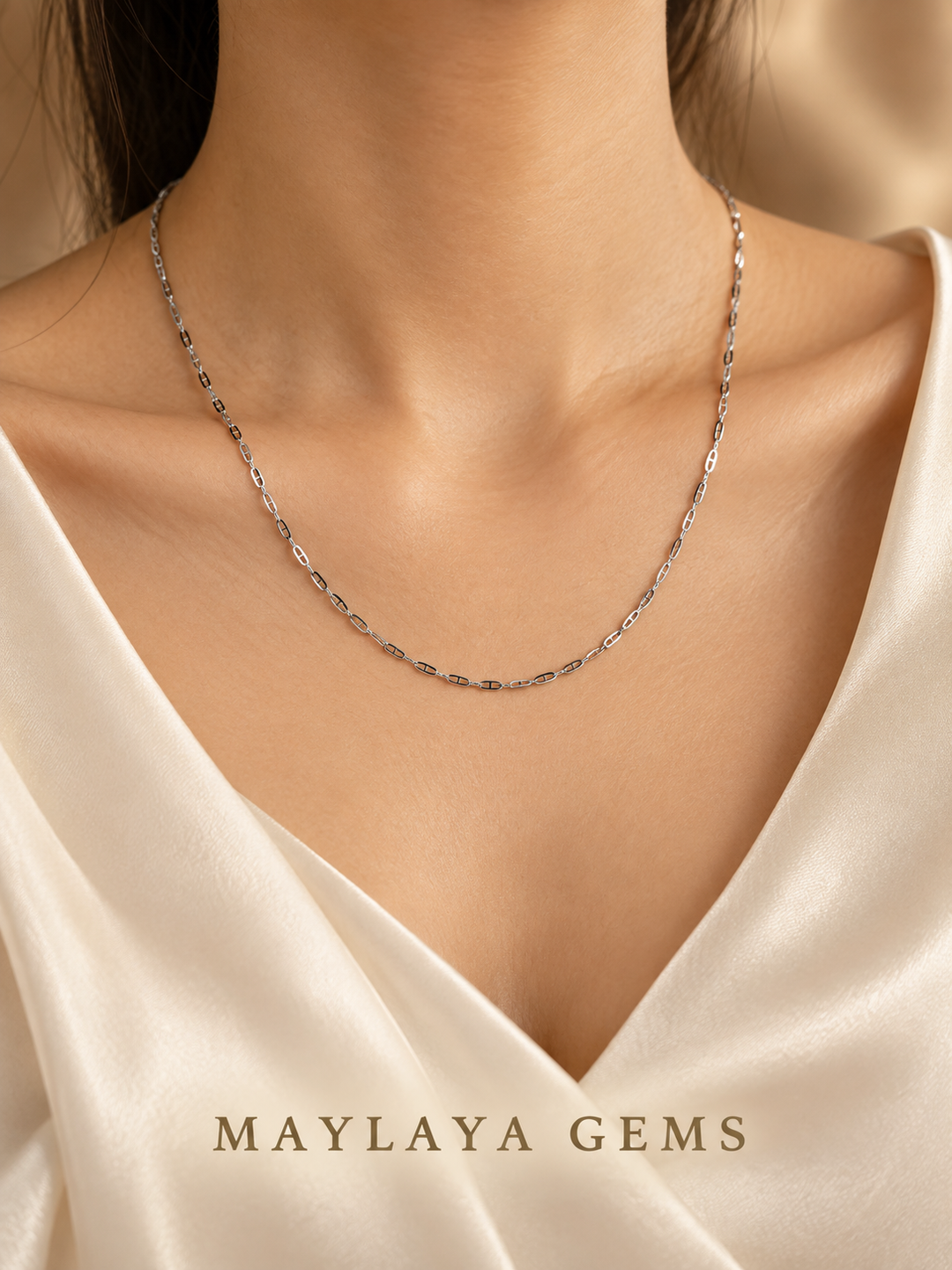18K Gold Chain — JF019 — view 3