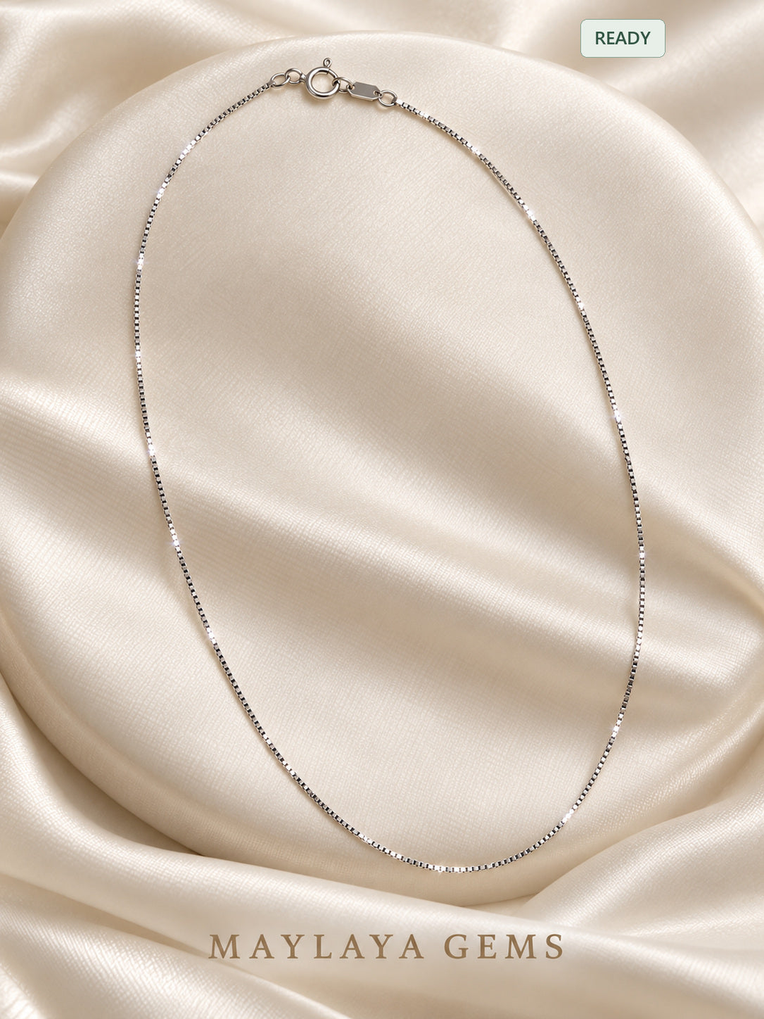18K Gold Chain — JF020 — view 1