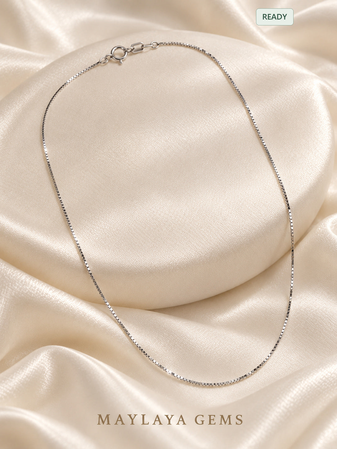 18k gold chain — jf023 — view 1