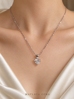Load image into Gallery viewer, 9K Gold 1.07 ct Heart Diamond Necklace — JF027 — view 3
