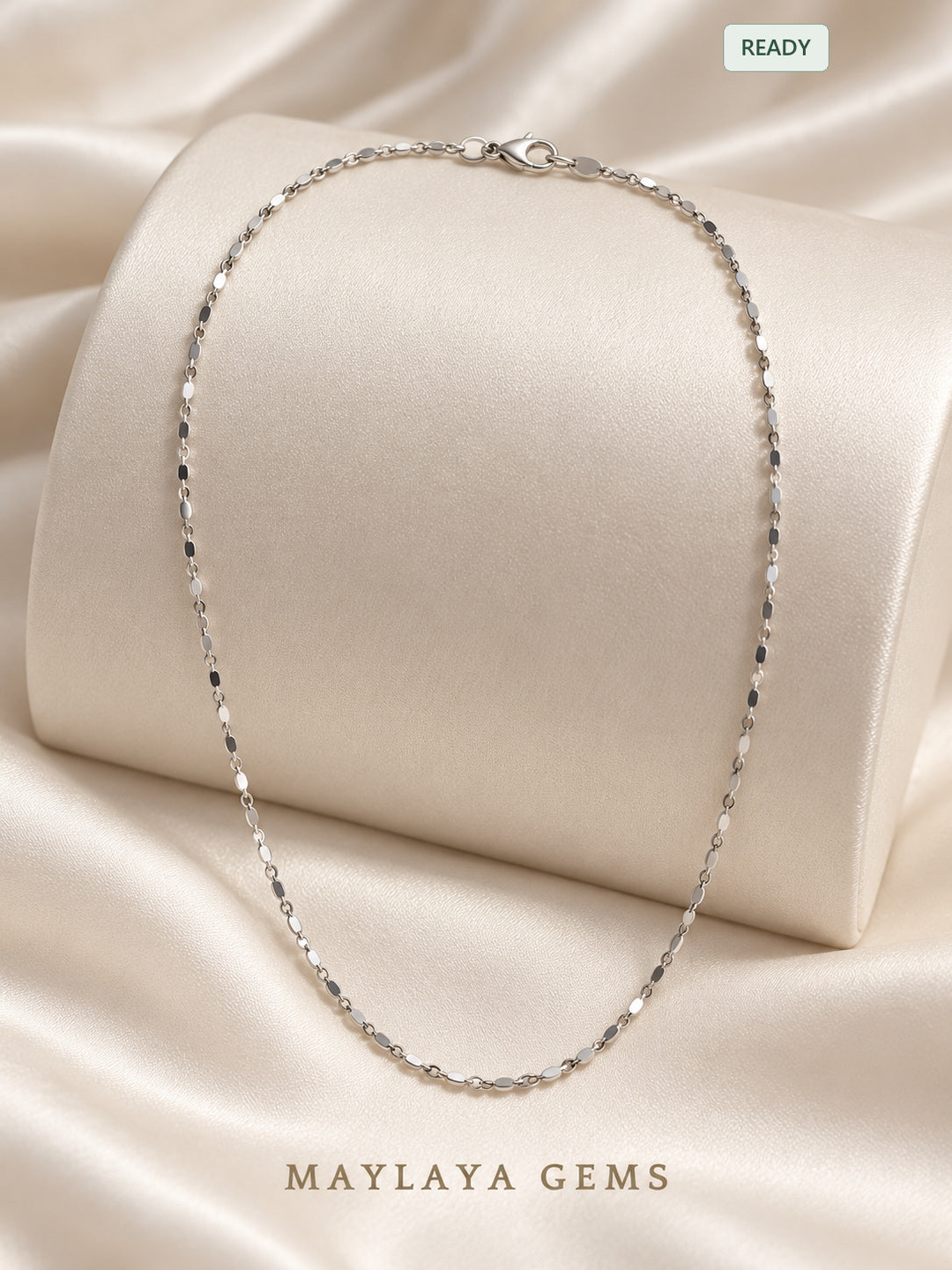 18K Gold Chain — JF028 — view 1