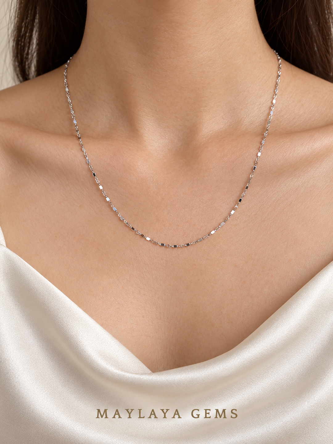 18K Gold Chain — JF028 — view 2