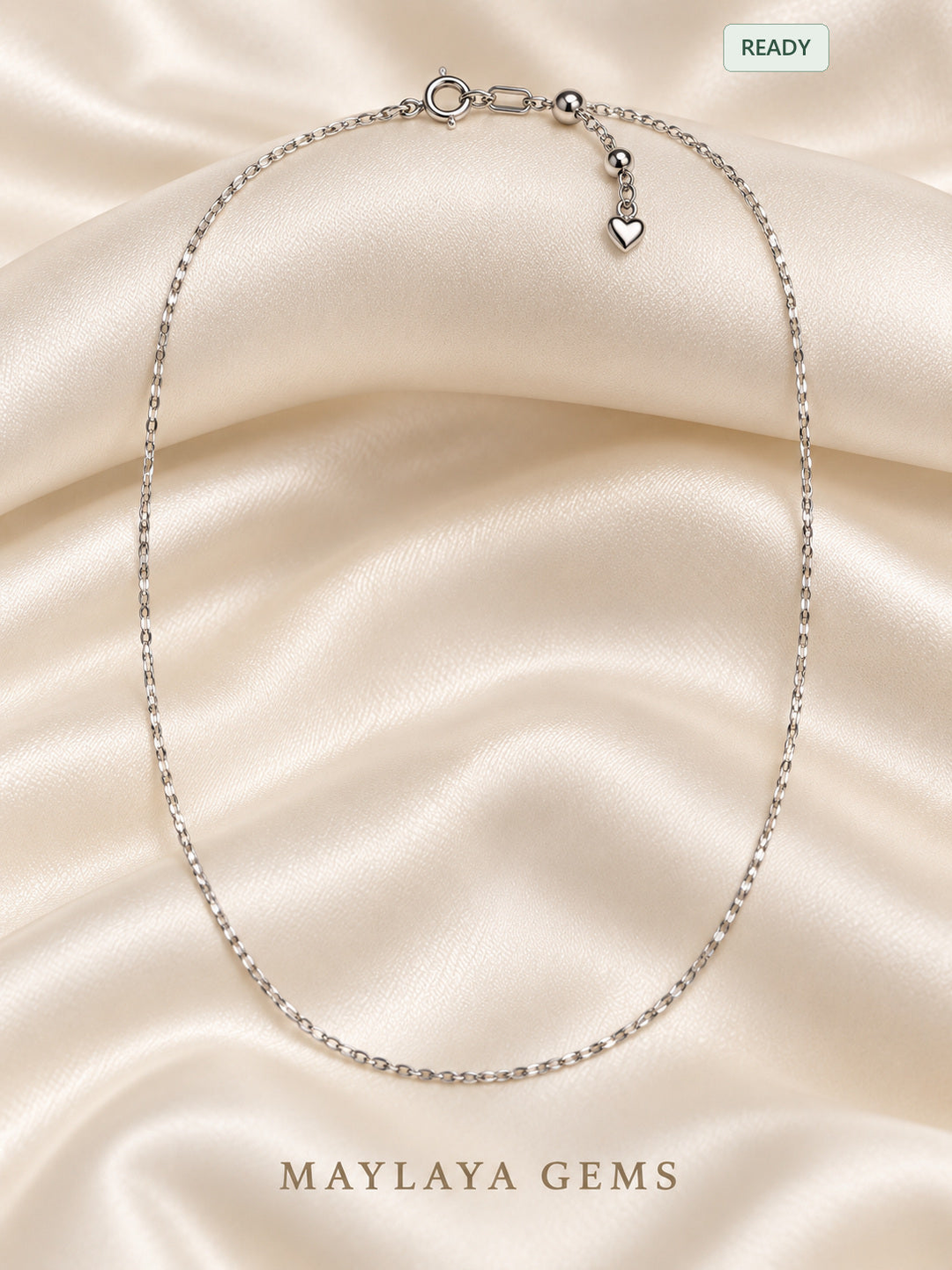 18K Gold Chain — JF030 — view 1