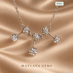 Load image into Gallery viewer, 18K Gold 0.12 ct Round Diamond Pendant Necklace | Maylaya Gems
