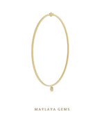 Load image into Gallery viewer, Maylaya Gems necklace in yellow gold
