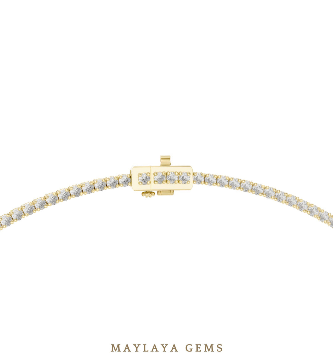 Maylaya Gems necklace in yellow gold