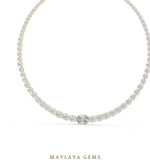 Load image into Gallery viewer, Maylaya Gems necklace in yellow gold
