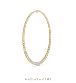 Load image into Gallery viewer, Maylaya Gems necklace in yellow gold
