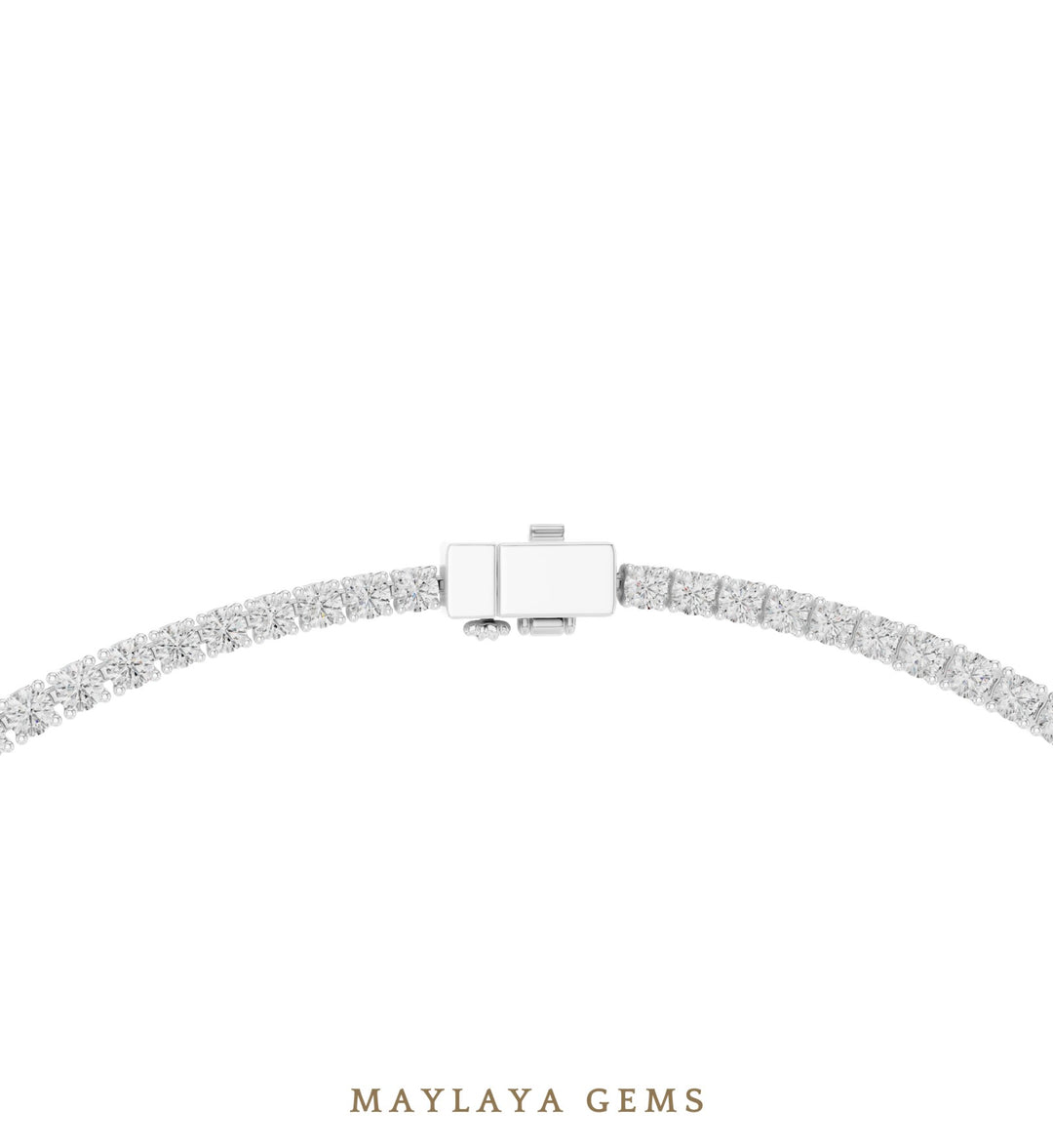 Maylaya Gems necklace in white gold