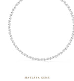 Load image into Gallery viewer, Maylaya Gems necklace in white gold

