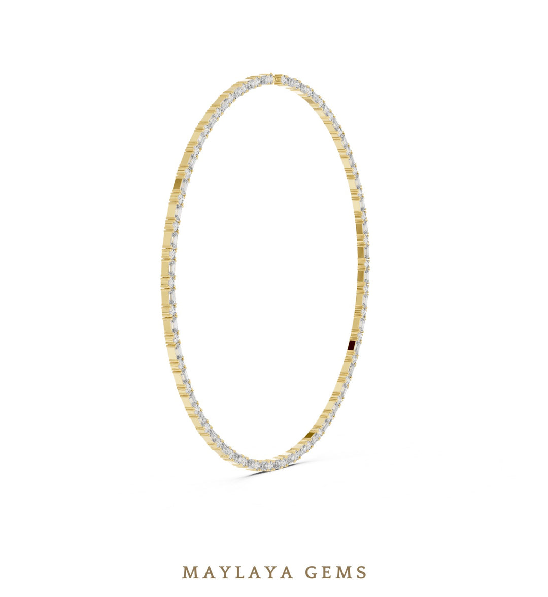 Maylaya Gems necklace in yellow gold