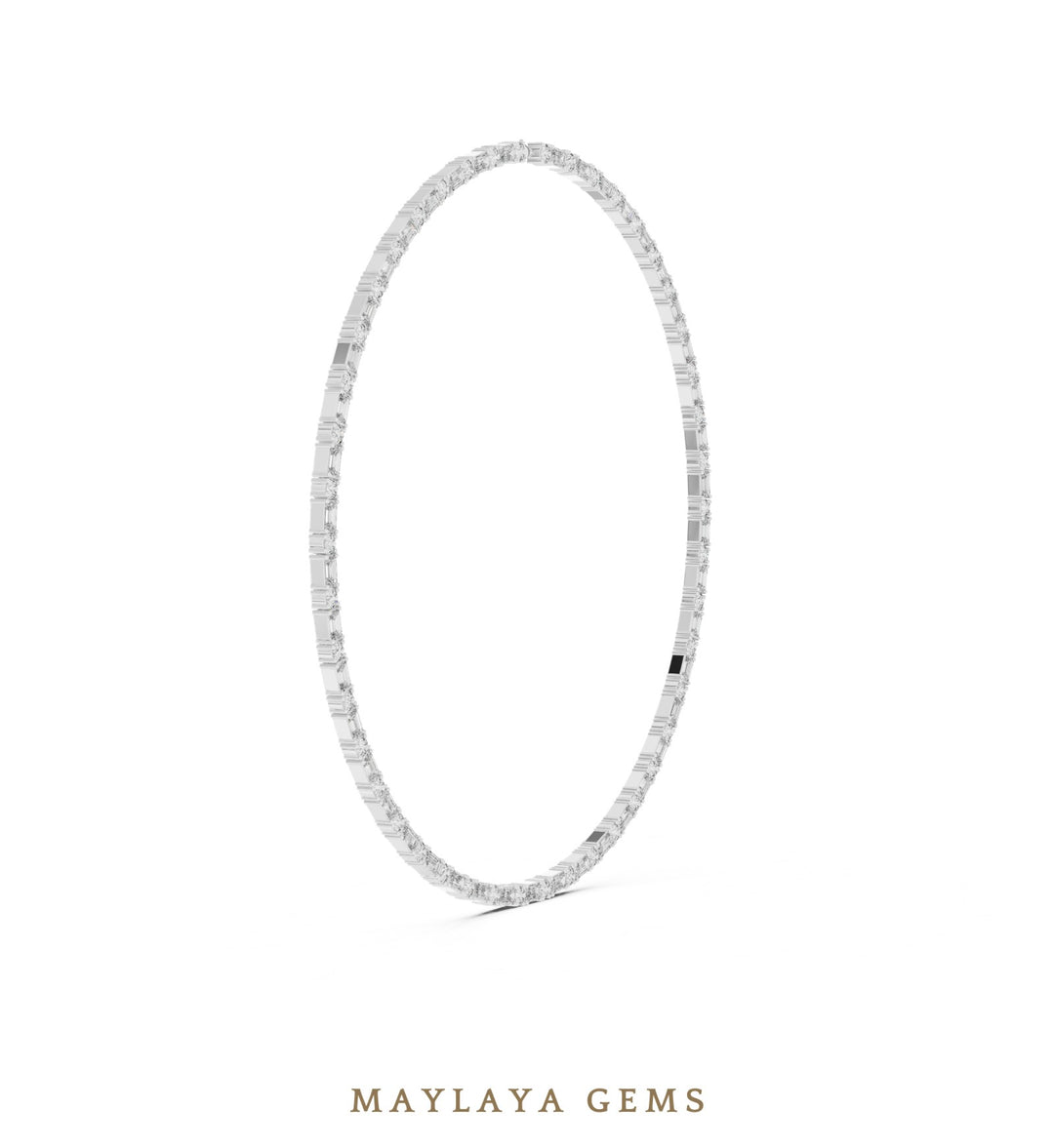 Maylaya Gems necklace in white gold