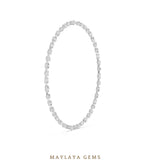Load image into Gallery viewer, Maylaya Gems necklace in white gold
