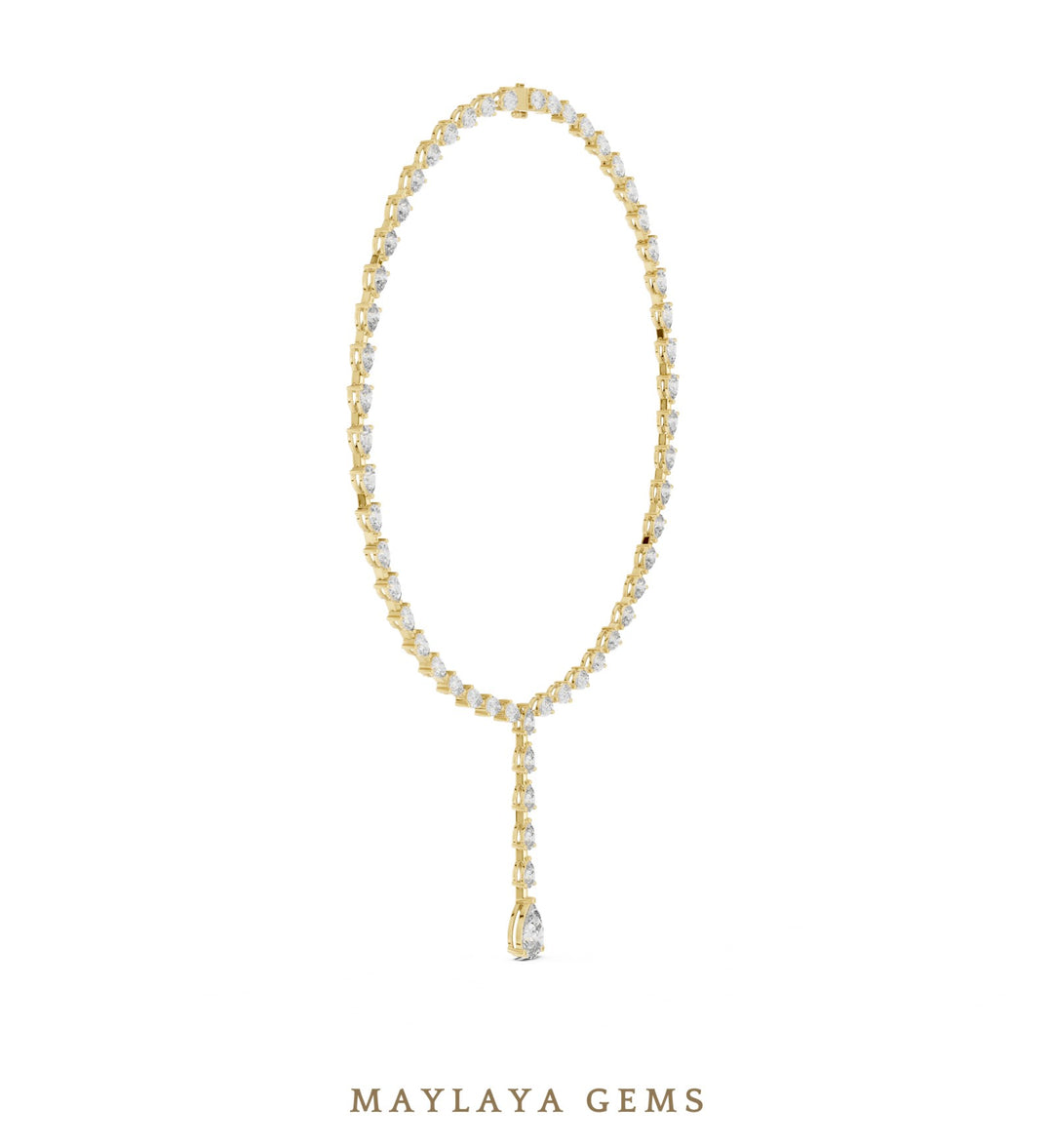 Maylaya Gems necklace in yellow gold