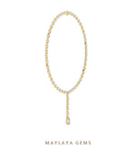 Load image into Gallery viewer, Maylaya Gems necklace in yellow gold
