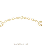 Load image into Gallery viewer, Maylaya Gems necklace in yellow gold
