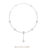 Load image into Gallery viewer, Maylaya Gems necklace in white gold
