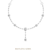 Load image into Gallery viewer, Maylaya Gems necklace in white gold
