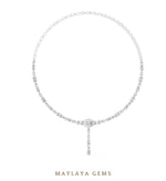 Load image into Gallery viewer, Maylaya Gems necklace in white gold
