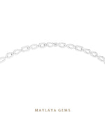 Load image into Gallery viewer, Maylaya Gems necklace in white gold

