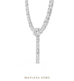 Load image into Gallery viewer, Maylaya Gems necklace in white gold
