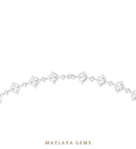 Load image into Gallery viewer, Maylaya Gems necklace in white gold
