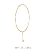 Load image into Gallery viewer, Maylaya Gems necklace in yellow gold
