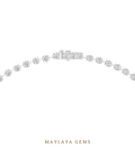 Load image into Gallery viewer, Maylaya Gems necklace in white gold
