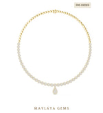 Load image into Gallery viewer, Maylaya Gems necklace in yellow gold
