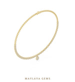Load image into Gallery viewer, Maylaya Gems necklace in yellow gold

