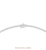 Load image into Gallery viewer, Maylaya Gems necklace in white gold
