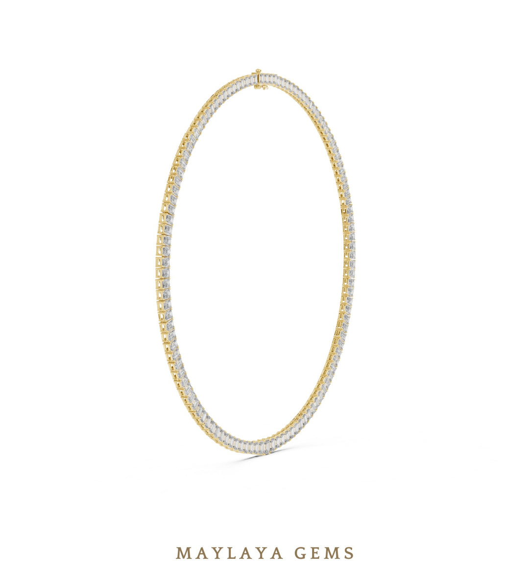 Maylaya Gems necklace in yellow gold
