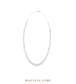 Load image into Gallery viewer, Maylaya Gems necklace in white gold
