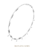 Load image into Gallery viewer, Maylaya Gems necklace in white gold
