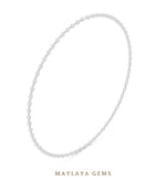 Load image into Gallery viewer, Maylaya Gems necklace in white gold
