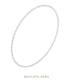 Load image into Gallery viewer, Maylaya Gems necklace in white gold
