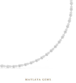 Load image into Gallery viewer, Maylaya Gems necklace in white gold
