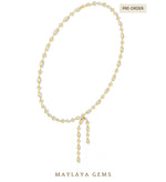 Load image into Gallery viewer, Maylaya Gems necklace in yellow gold
