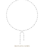 Load image into Gallery viewer, Maylaya Gems necklace in white gold
