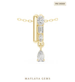 Load image into Gallery viewer, Maylaya Gems pendant in yellow gold - pendant only, chain not included
