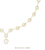Load image into Gallery viewer, Maylaya Gems necklace in yellow gold
